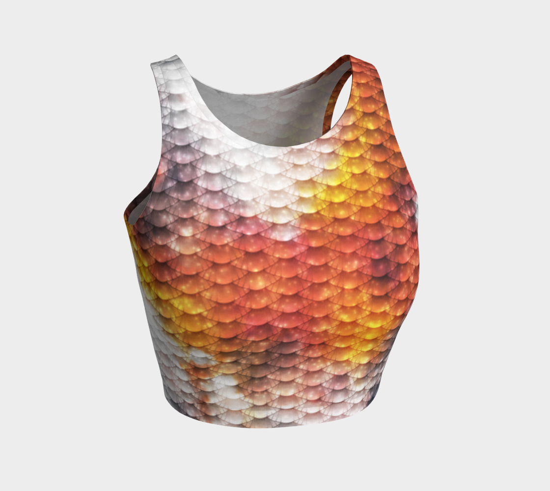 SHOP VANCOUVER MERMAID Fire Koi Swim Top