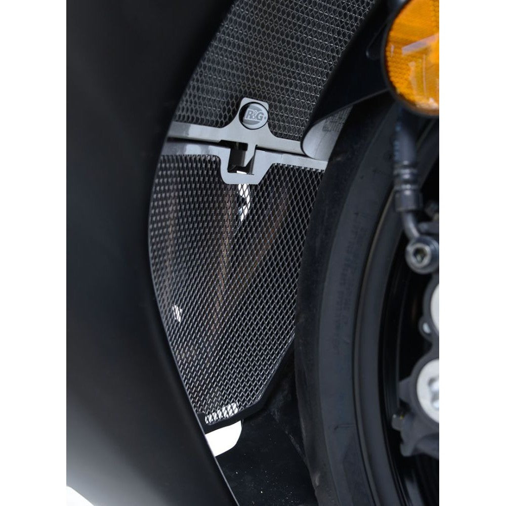 R&G Racing Black Downpipe Grill For 2017 2020 Yamaha YZF R6 DG0026BK