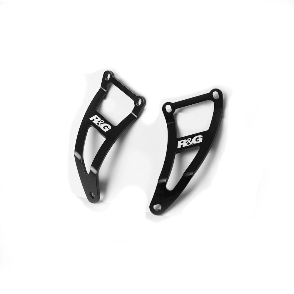 R&G Racing Black 2 Piece Exhaust Hanger Kit For 2003 2009 Suzuki SV1000 EH0027BK