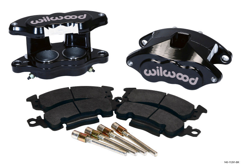Wilwood D52 Front Caliper Kit   Black Pwdr 2.00 / 2.00in Piston 1.04in Rotor