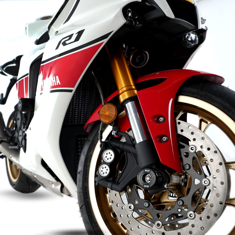 R&G Racing Black Fork Protectors For 2018 2024 Yamaha MT 10