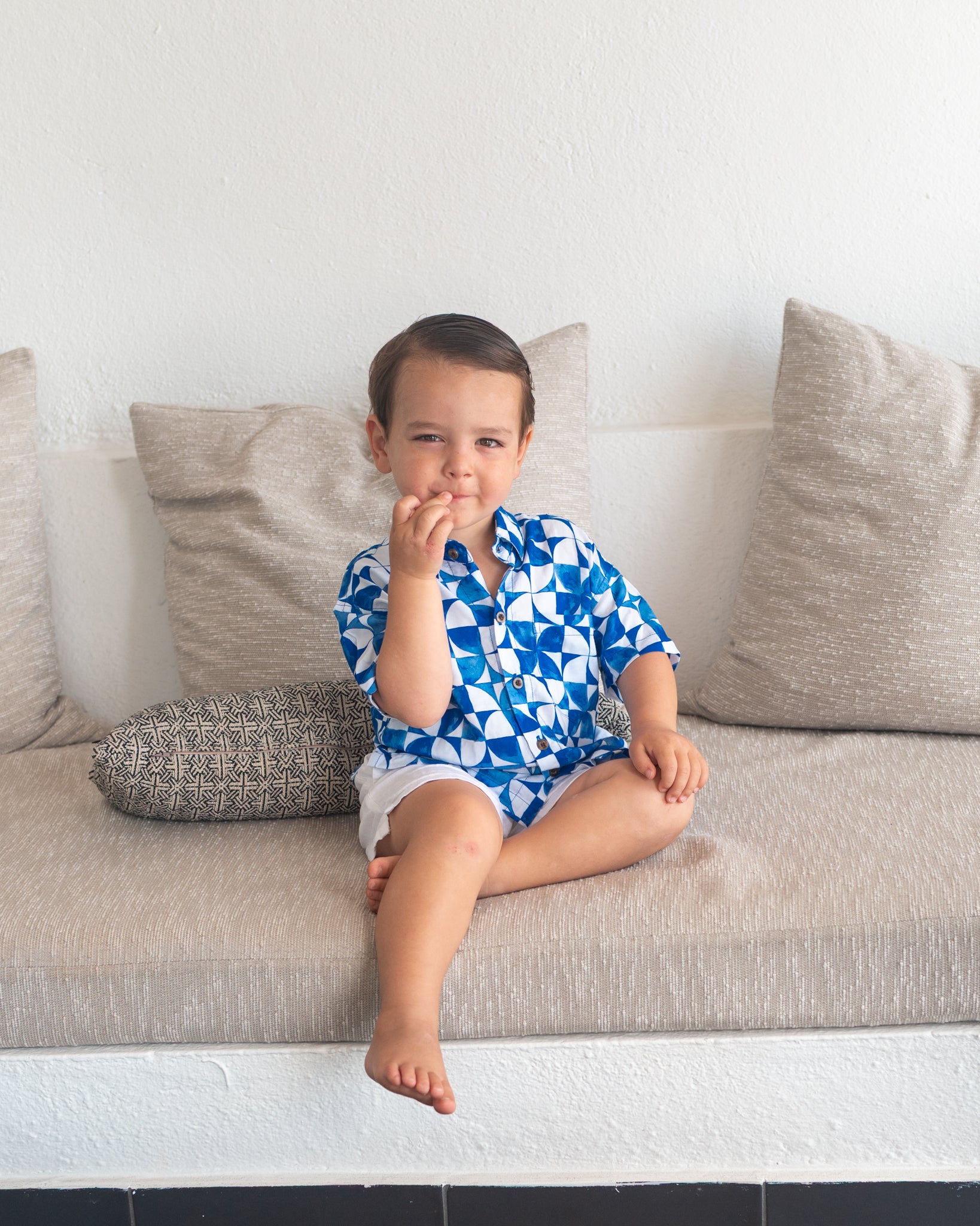 KENNY FLOWERS The Greece   Boys Hawaiian Shirt