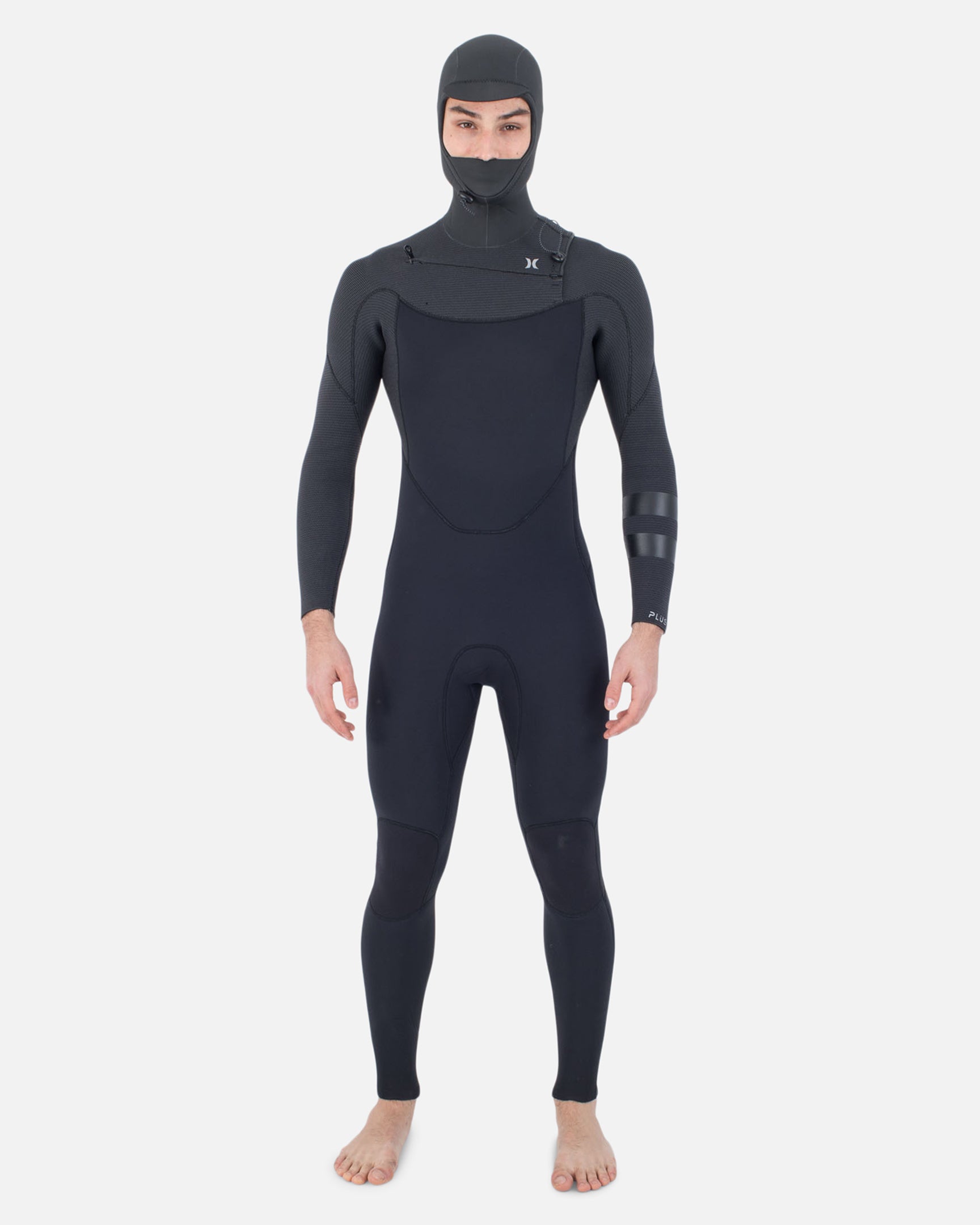 SHEICO Mens Plus 4 3mm Sleeve Texture Hood Fullsuit