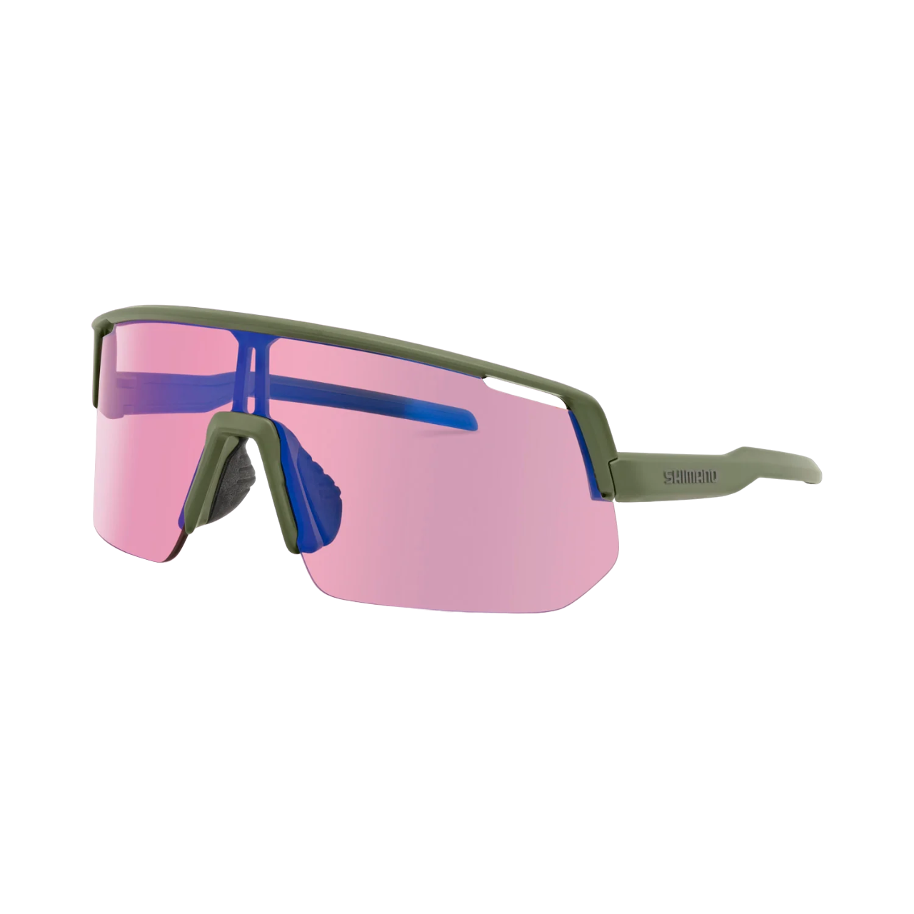 Shimano Technium L Sunglasses   Dark Olive   Ridescape Off Road Lens