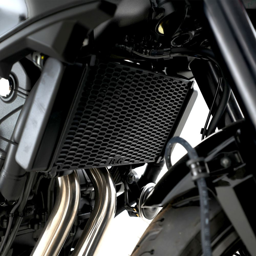R&G Racing Matt Black PRO Radiator Guard For 2024 2025 Honda CB500 Hornet