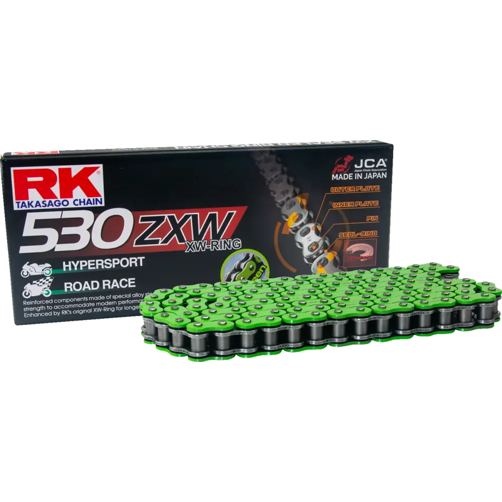 RK 530 ZXW   Drive Chain   150 Links   Green MM530ZXW 150