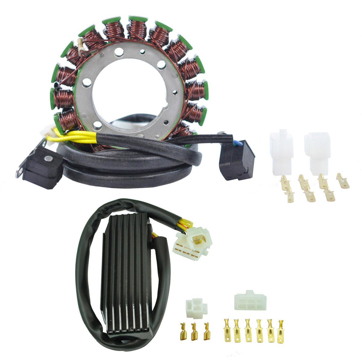 RMSTATOR Kit Stator + Voltage Regulator Rectifier for Suzuki VS 1400 GL Intruder 1987 1995