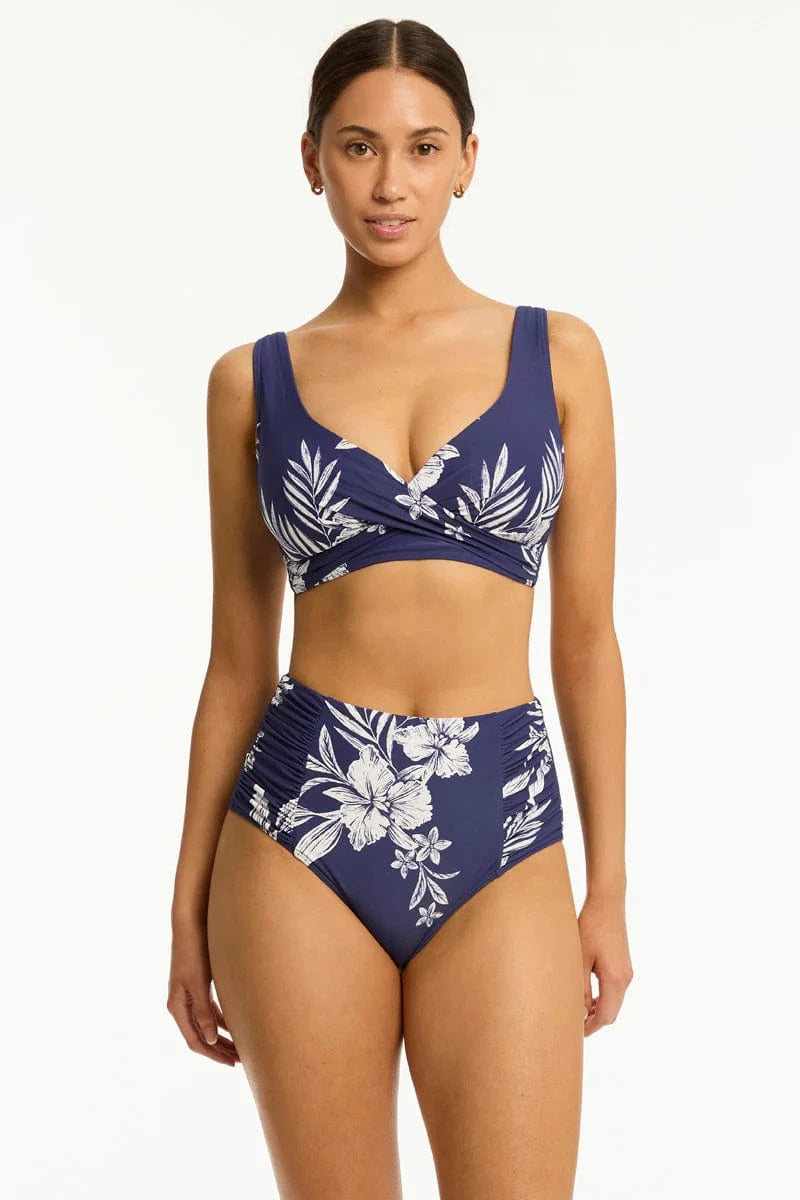 Sea Level Aloha High Waist Gathered Side Pant