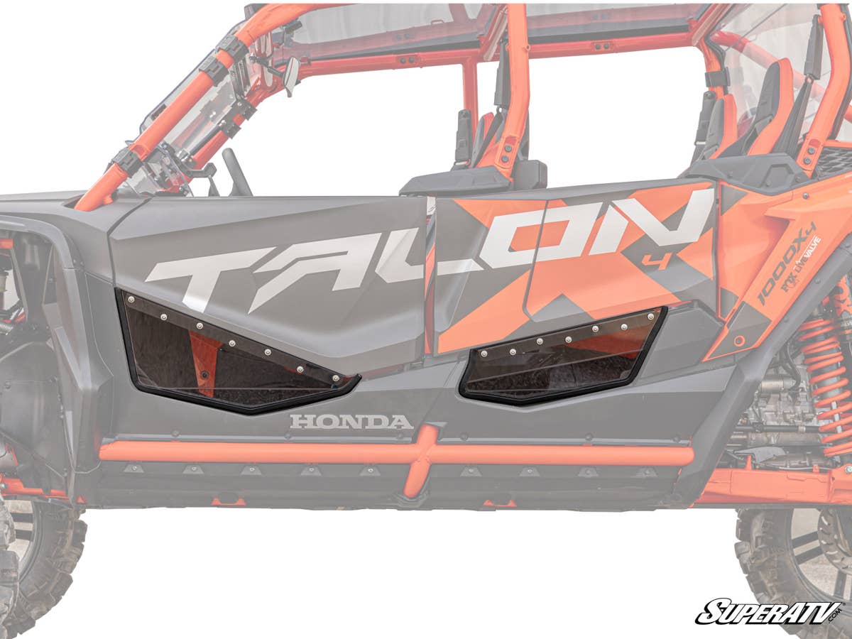 SuperATV Honda Talon 1000X 4 Clear Lower Doors