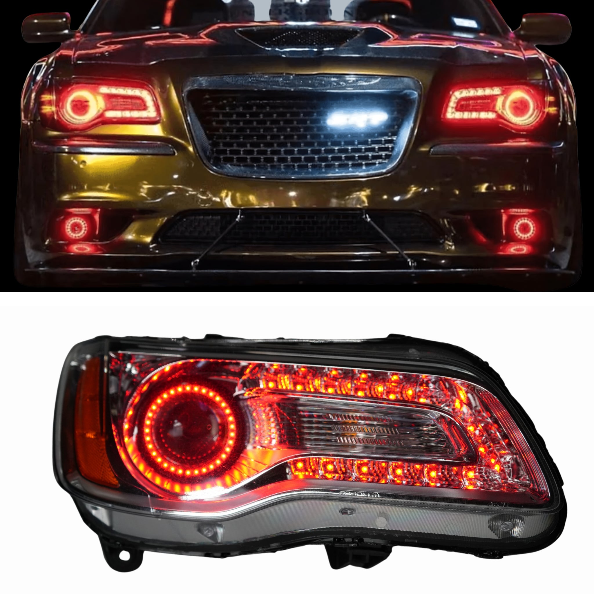 RGB HALO KITS Chrysler 300 Multicolor DRL Boards (2011 2023)