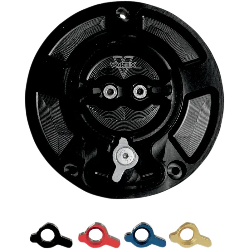 VORTEX V3 Fuel Cap   Black   Kawasaki GC420K