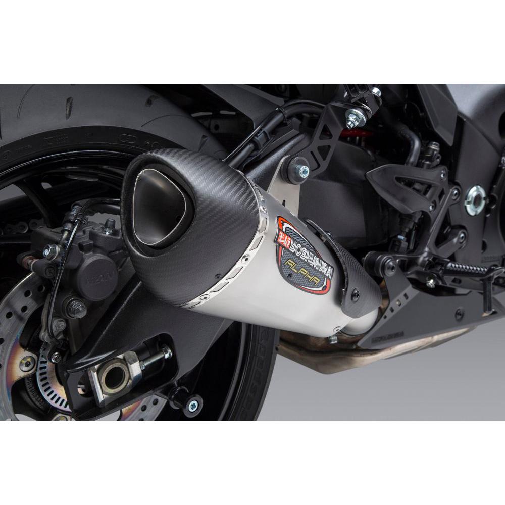 Yoshimura Street Exhaust Slip on Alpha T Carbon Fiber   11500BP520