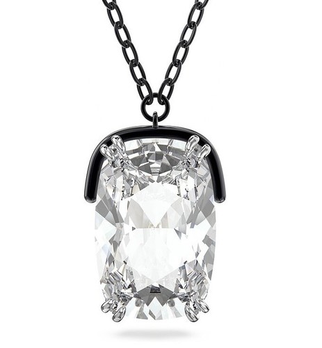 Swarovski Original Harmonia Necklace, White, Black Chain New