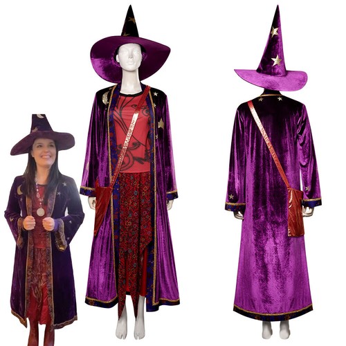 Halloweentown Marnie Piper Cosplay Costume Dress Hat Bag Halloween Outfits Suit