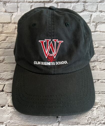VTG Olin Business School Strap Back Baseball Cap Washington University St Louis