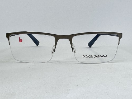 Dolce & Gabbana DG 1284 1262 Gunmetal Rubber 54.18.140 Men’s Eyeglasses Frames
