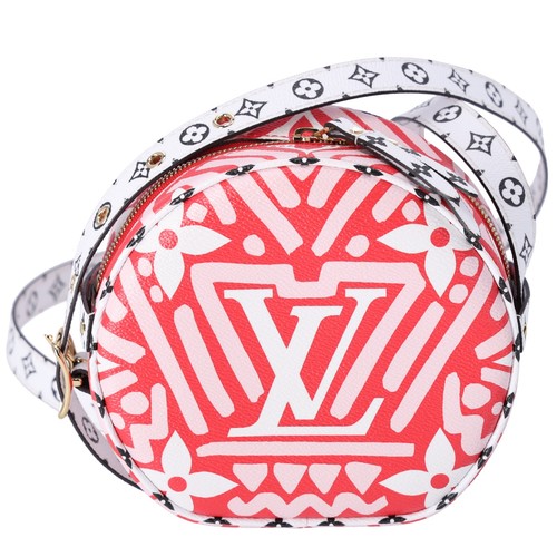 Louis Vuitton Boite Chapeau Souple PM Crossbody Monogram Giant Crafty Bag Pink