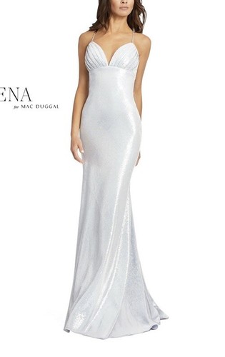 Mac Duggal Floral Lace Gown