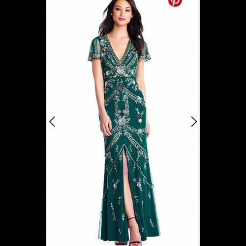 AIDAN MATTOX DRESS NEW WITH TAG RETAIL$189 SIZE 8 SHERBERT  