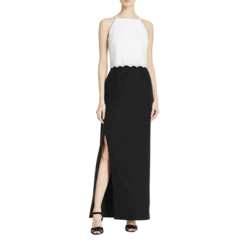 Aidan by Aidan Mattox Halter Midi Dress 3A 2154