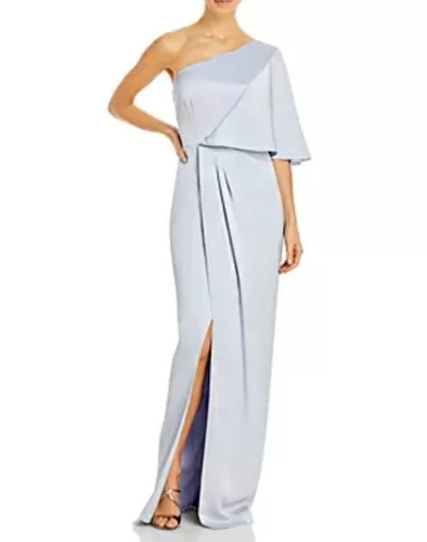 Aidan Mattox Draped One Shoulder Gown MSRP $350 Size 8 # 10A 1927 NEW