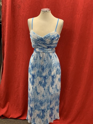 AIDAN MATTOX BEADED SEQUIN BEADED SILK Drape C Shoulder Christmas Party Dress