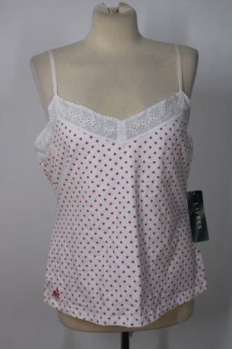 LAUREN RALPH LAUREN Ralph Lauren Women Size M Camisole Shelf Bra Top Rose Pink Adj. Spaghetti Straps