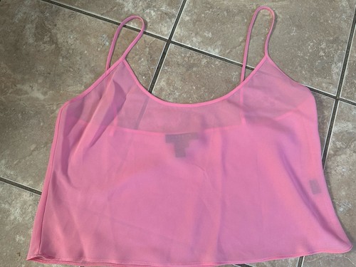 Lauren Ralph Lauren L Crepe Basic Cami Top Blo Pink