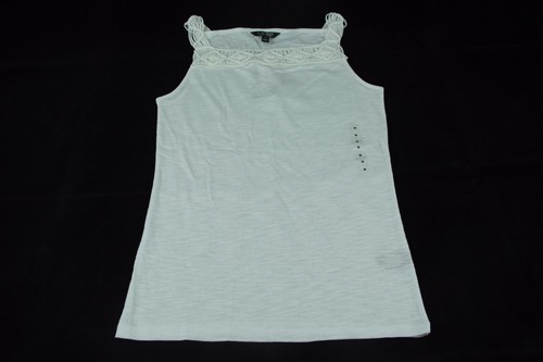 LAUREN RALPH LAUREN BNWT Ralph Lauren White Tank Top Size M 100% Authentic