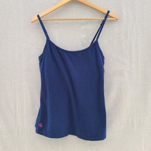 Lauren Ralph Lauren Y2K Womens L Cami Camisole Spaghetti Strap Skater Throwback
