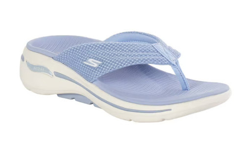 SKECHERS ARCH FIT Women’s Skechers GO WALK™ Arch Fit “Paradise” Periwinkle Color Sandals 7 Medium