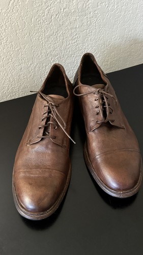 CALZATURIFICIO ERNESTO DOLANI Ernesto Dolani mens 44 5 EU shoes loafer brown lace up Italy casual