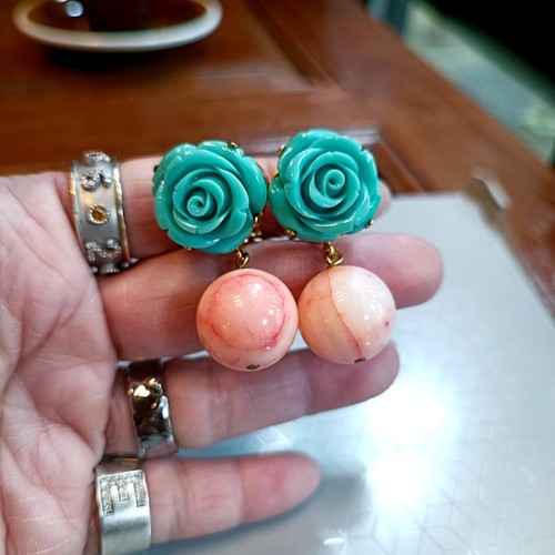 Vintage Philippe Ferrandis Paris Clip On Earring