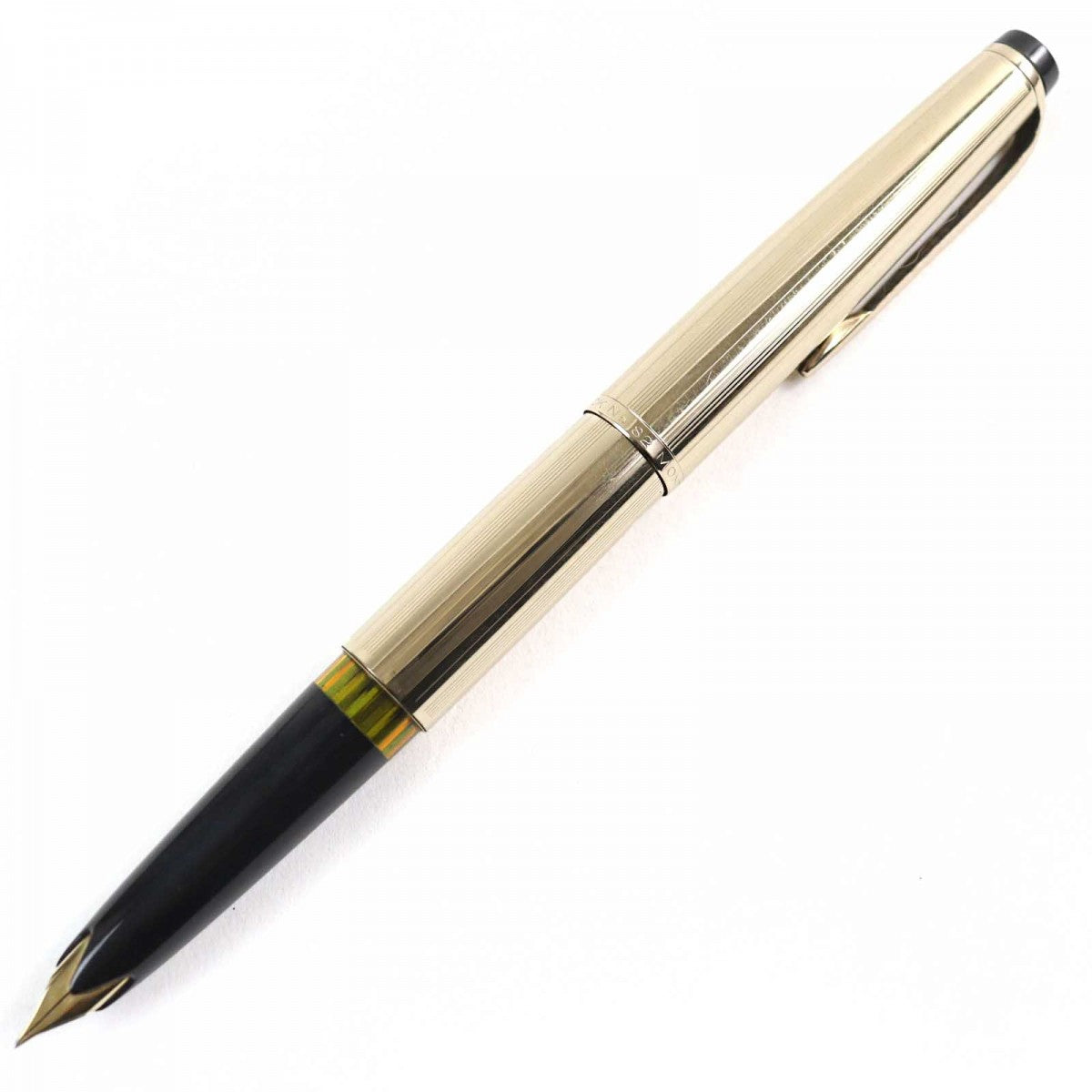 MONTBLANC fountain pen Gold plated  18k Gold type Meisterstck No.82 mens Used Authentic