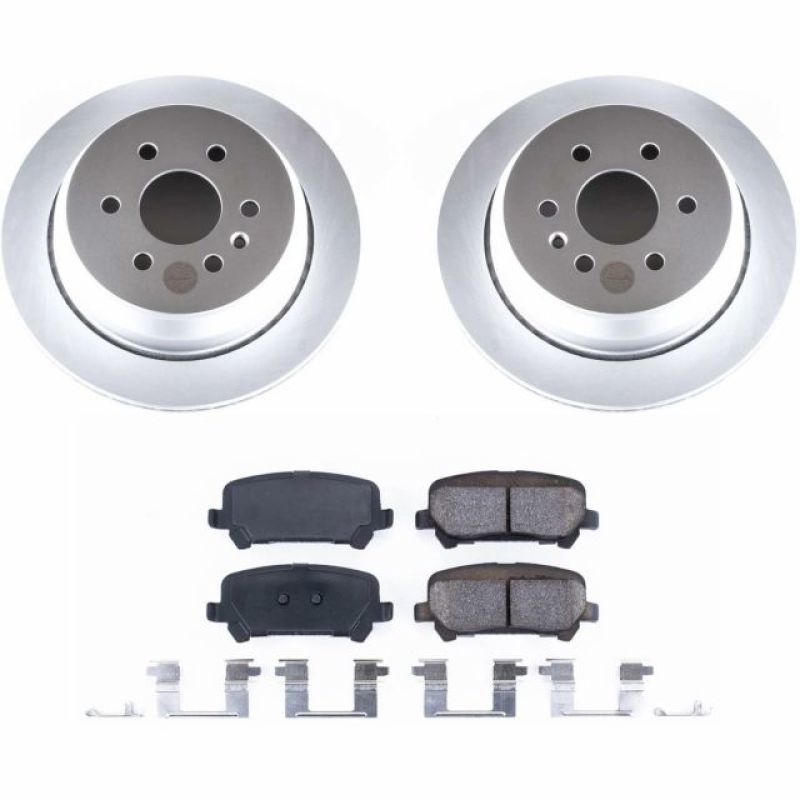 POWERSTOP Power Stop 15 18 Chevrolet Colorado Rear Z17 Evolution Geomet Coated Brake Kit