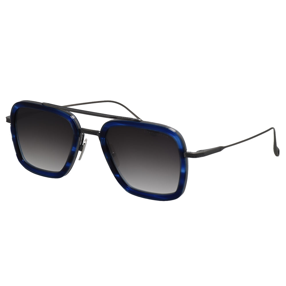 2103 Dita FLIGHT.006 DT 7806 T BLU SIL 52 Unisex Square Sunglasses