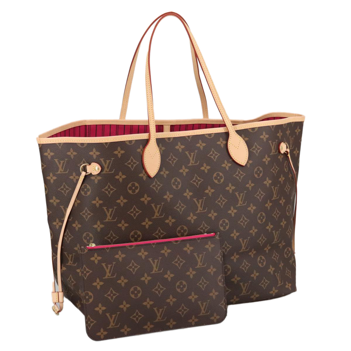 LOUIS VUITTON Monogram Neverfull GM Tote Bag M40157 LV Auth 102359AV