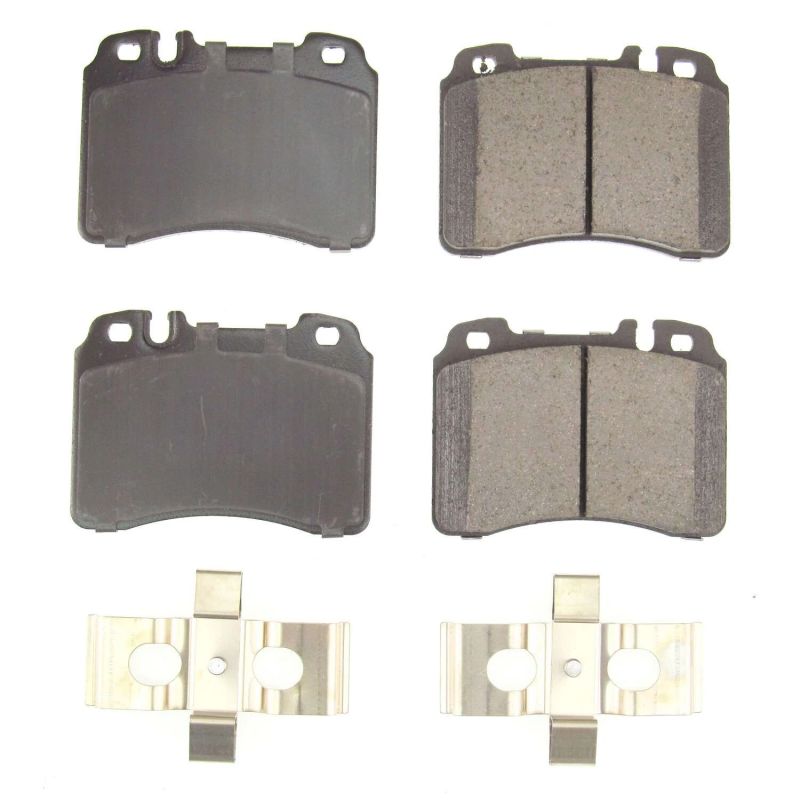 POWERSTOP Power Stop 94 95 Mercedes Benz E320 Front Z17 Evolution Ceramic Brake Pads w/Hardware