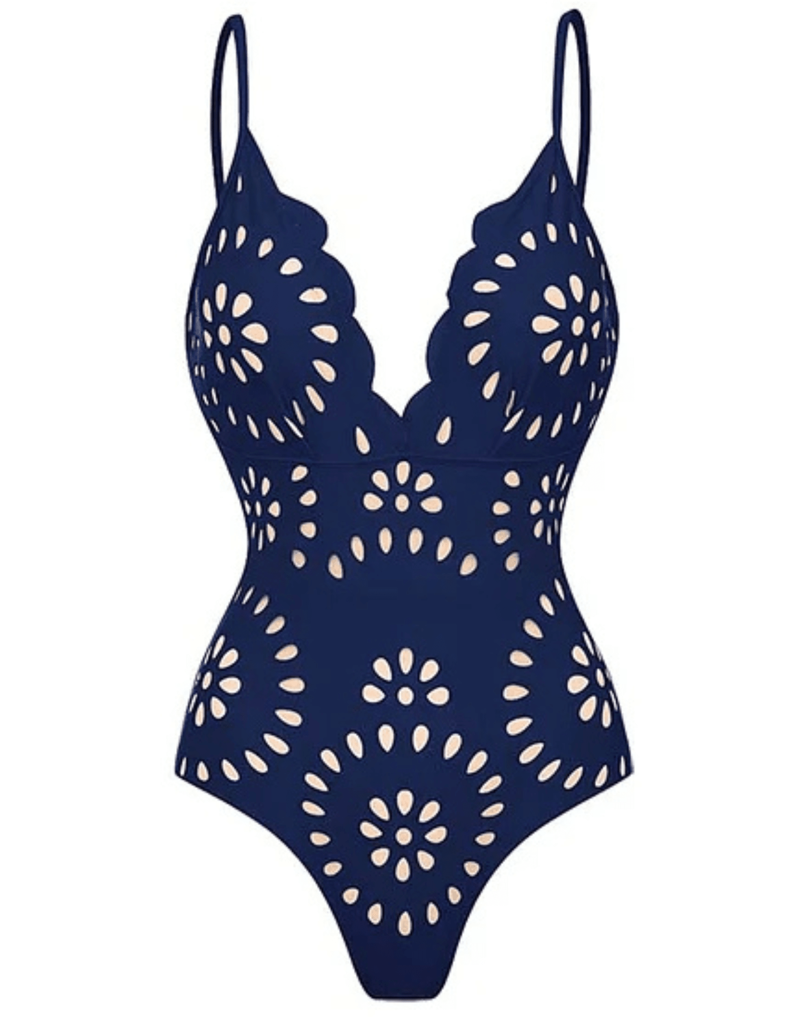 St. Barths La Robe Eden V Neck One Piece Swimsuit