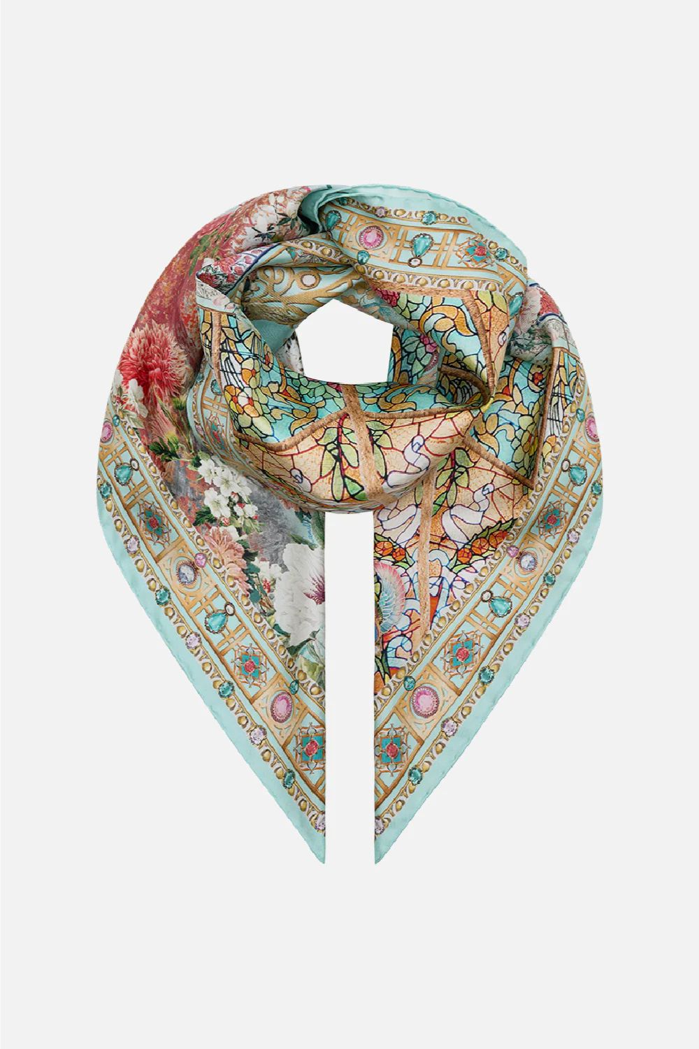 CAMILLA Silk Square Scarf in Jewellery Museum