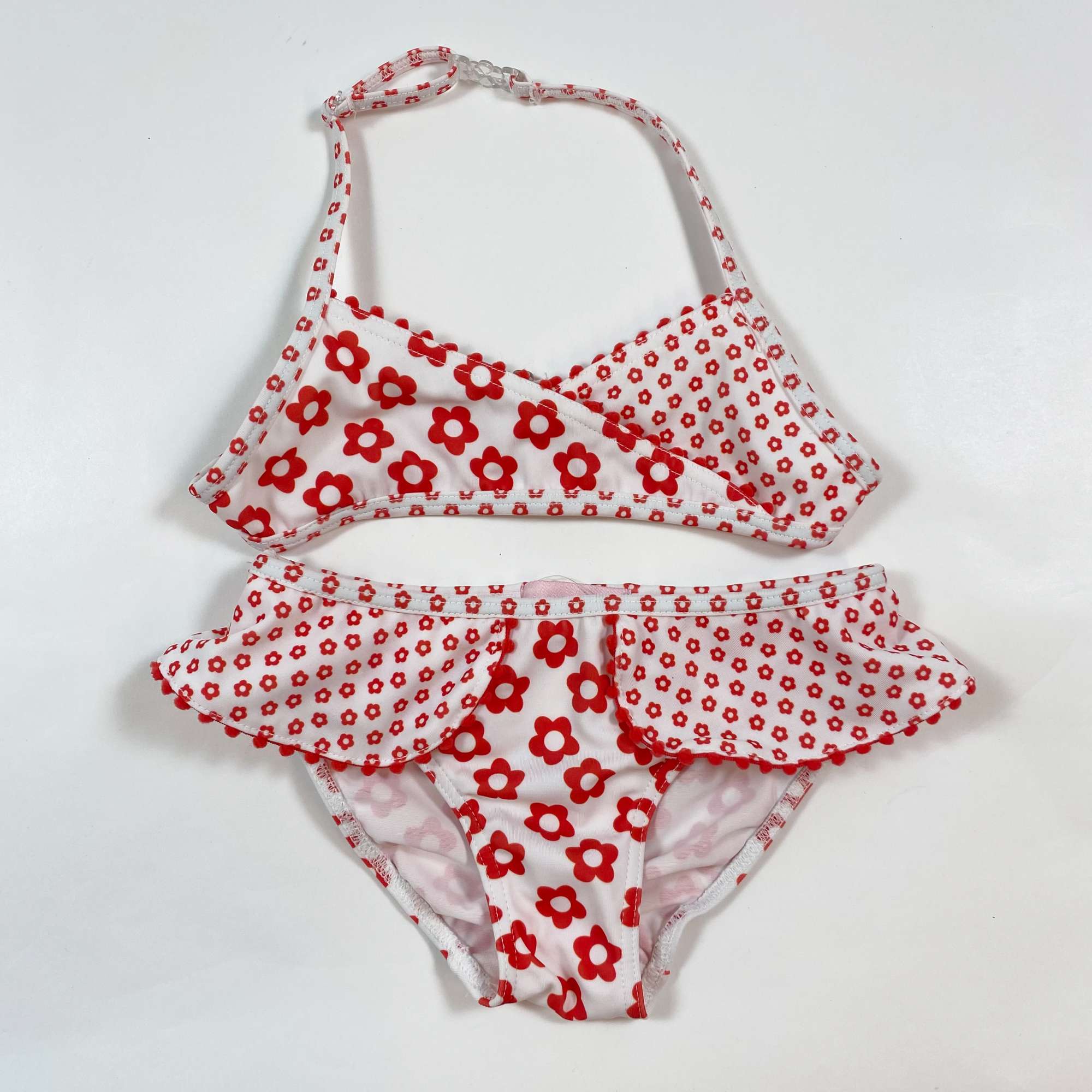 INGRID & EMIL KIDS Archimède Poppy print bikini Second Season 4Y