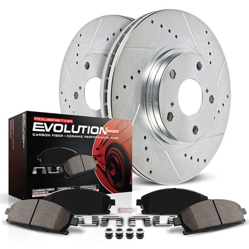 POWERSTOP Power Stop 19 20 Audi Q8 Rear Z23 Evolution Brake Kit
