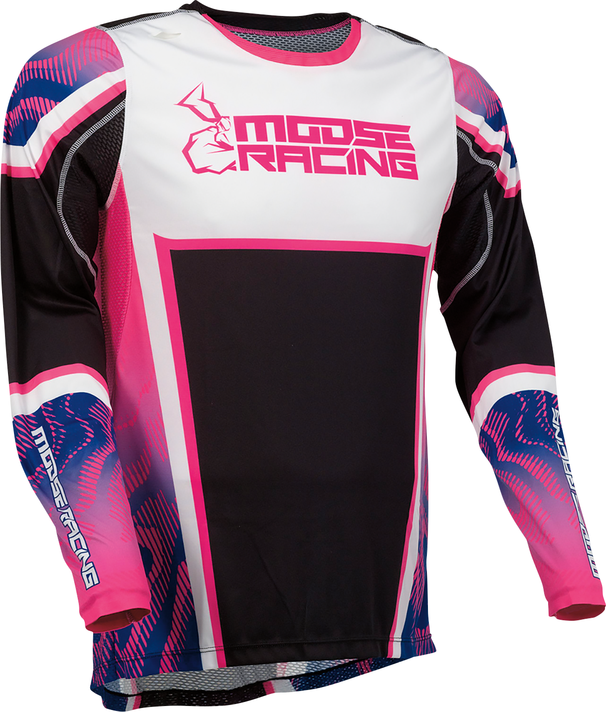 MOOSE RACING Agroid Jersey   Pink/Purple/Black   Medium 2910 7397