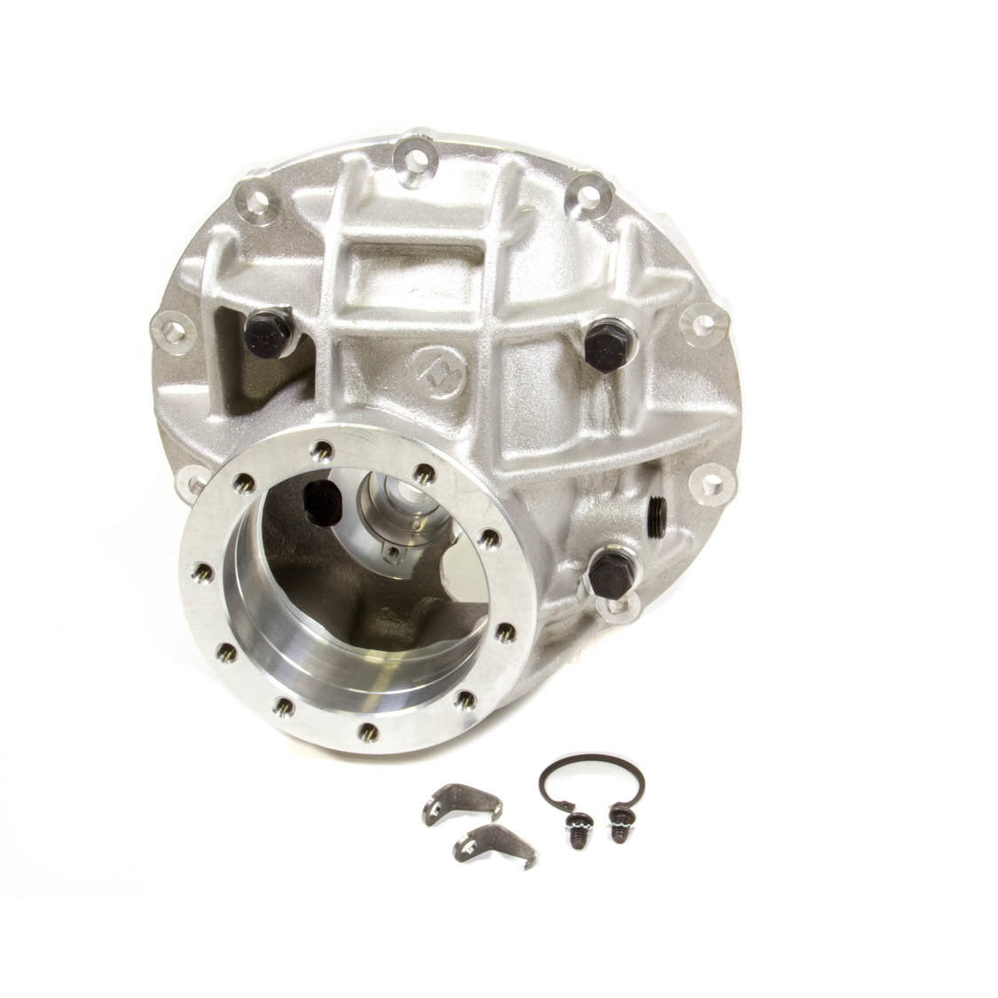 Moser Engineering Pro Case Differential Case 3.250" Bore Adjusters/Aluminum Through Bolt Caps Aluminum   Natural