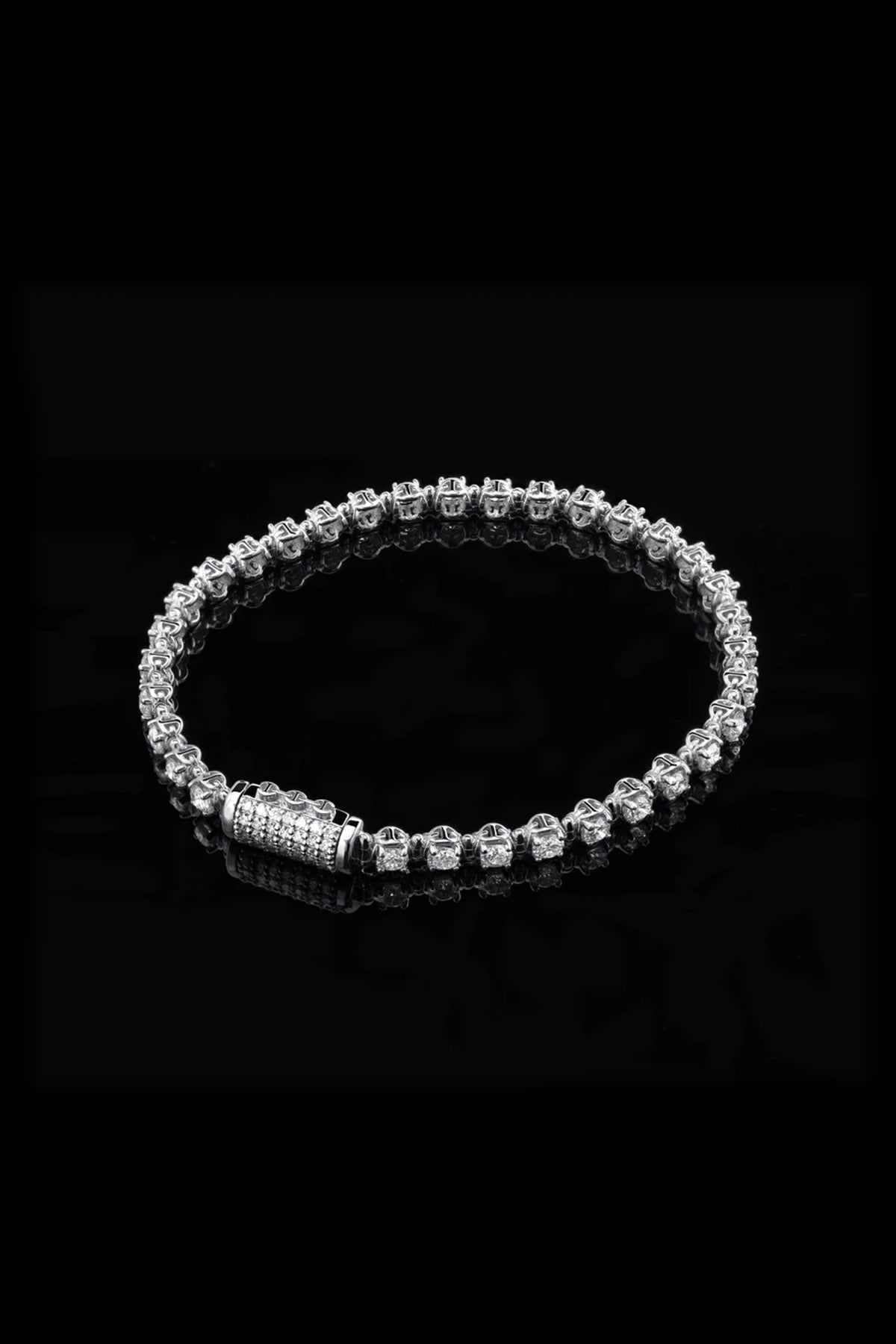 HOORSENBUHS   3MM DIAMOND INFINITE BRACELET