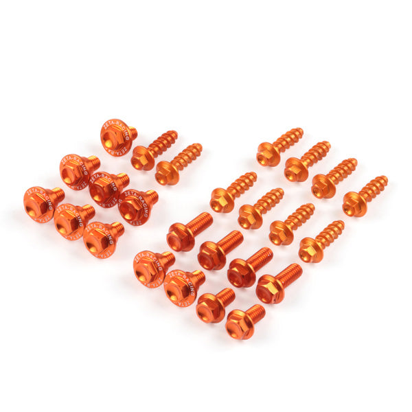 ZETA Aluminum Bolt Kit Orange