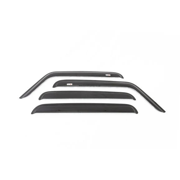 Rugged Ridge 11351.21 Front & Rear Rain Deflectors in Smoke for 93 98 Jeep Grand Cherokee ZJ