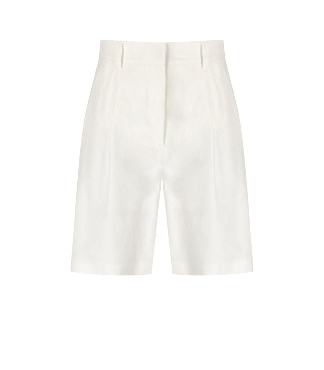 Weekend Max Mara Ecuba White Bermuda Shorts