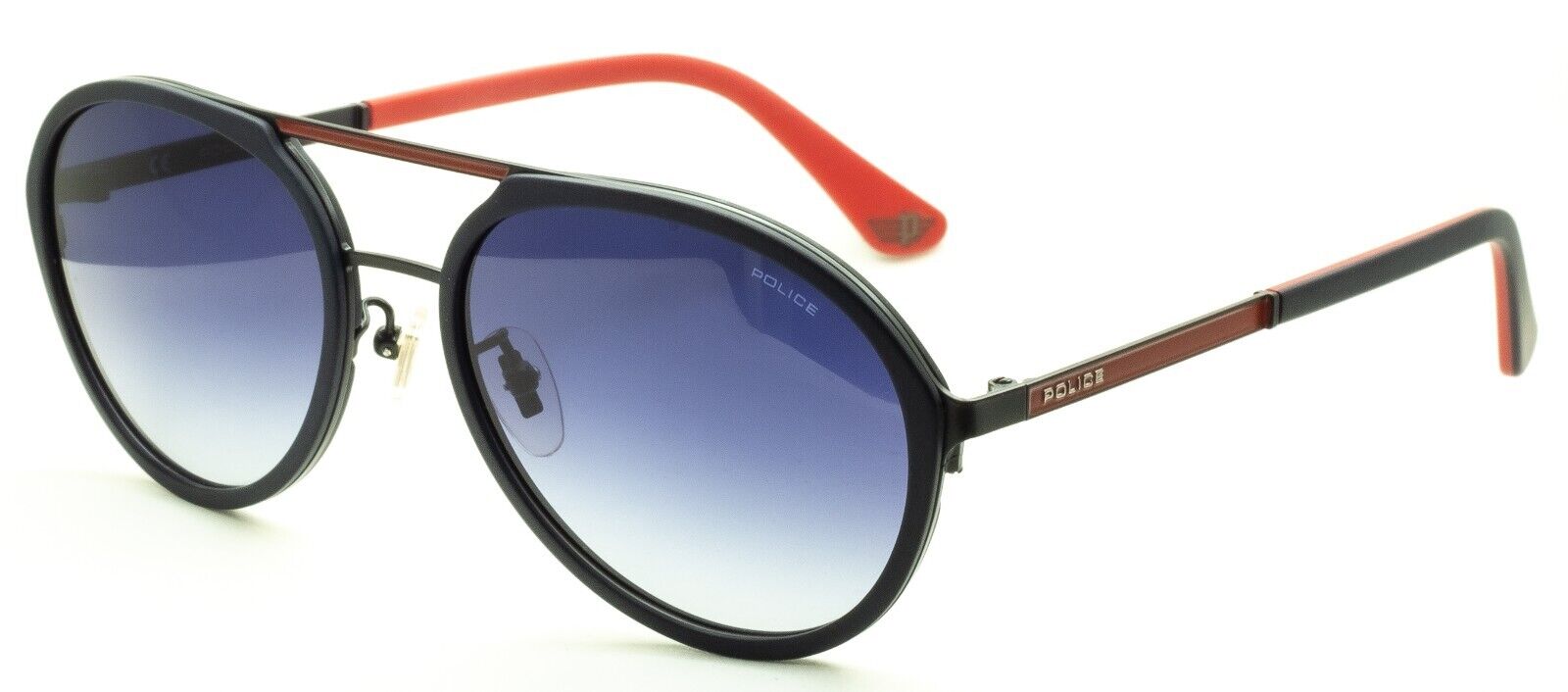 POLICE RECORD 2 SPLA57N COL. 0696 57mm Sunglasses Shades Eyewear Frames   New