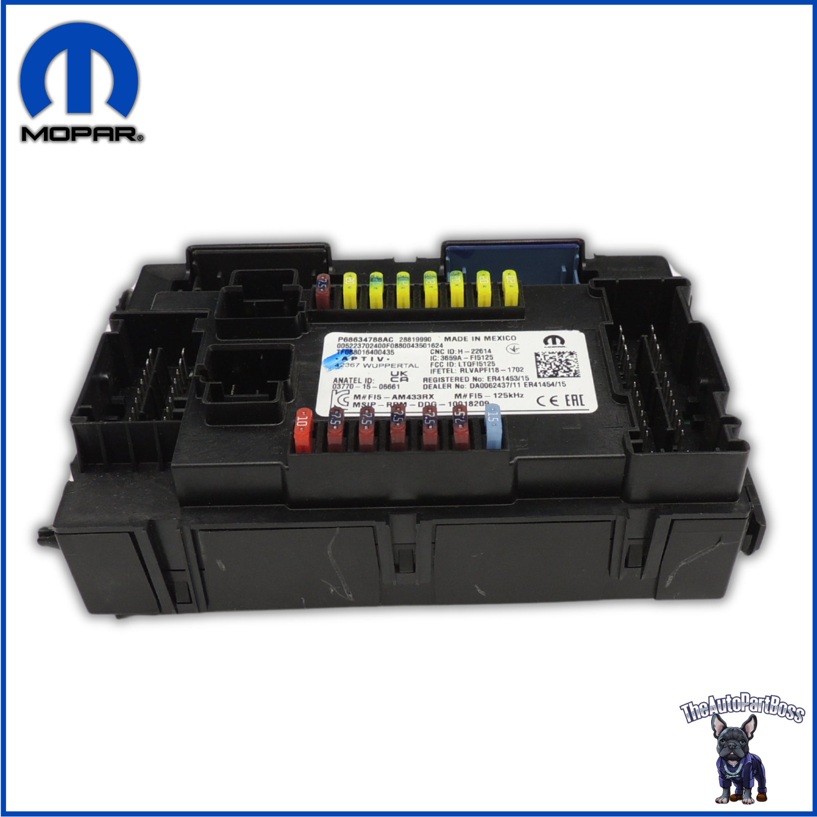 Body Controller Module USED OEM Mopar 68634788AD